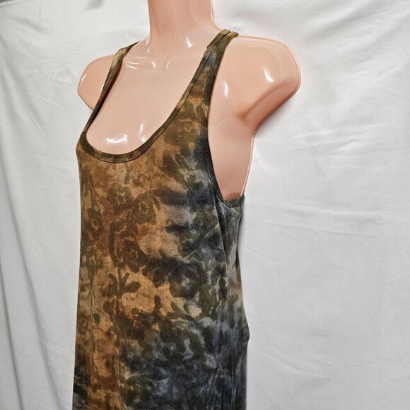 T-Party Tied Dye Boho Sleeveless Maxi Dress Women Size M Racerback - Picture 7 of 11